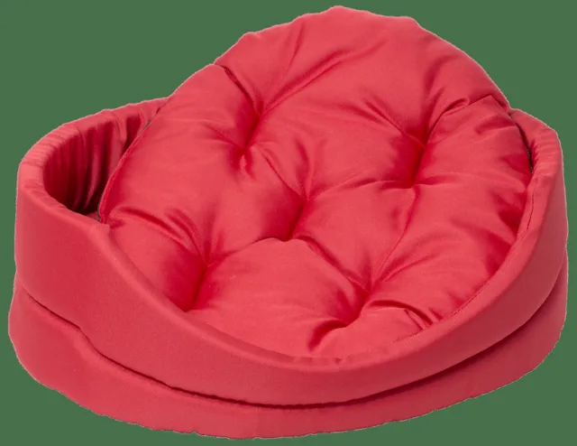 Pelech Dog Fantasy ovál s polštářem červený 42cm