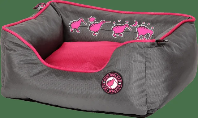 Pelech Kiwi Walker Running Border růžová/šedá S 45cm