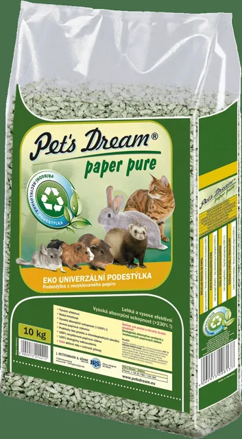 Pelety JRS Pet´s Dream Paper Pure 10kg