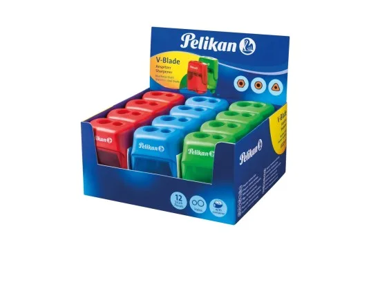 Pelikan dvojité ořezávátko V-Blade, mix