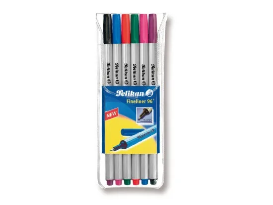 Pelikan fineliner 96, 0,4mm 6 ks