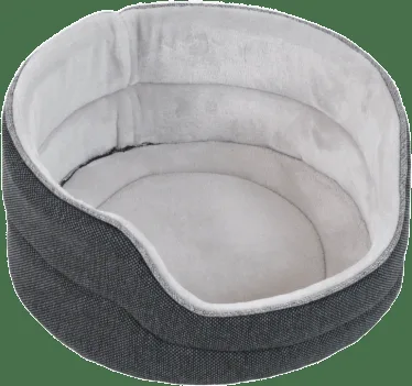 Pelíšek I love pets Agga Luxury tmavě šedý 39cm