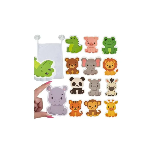 Pěnové puzzle ke koupání - zvířátka