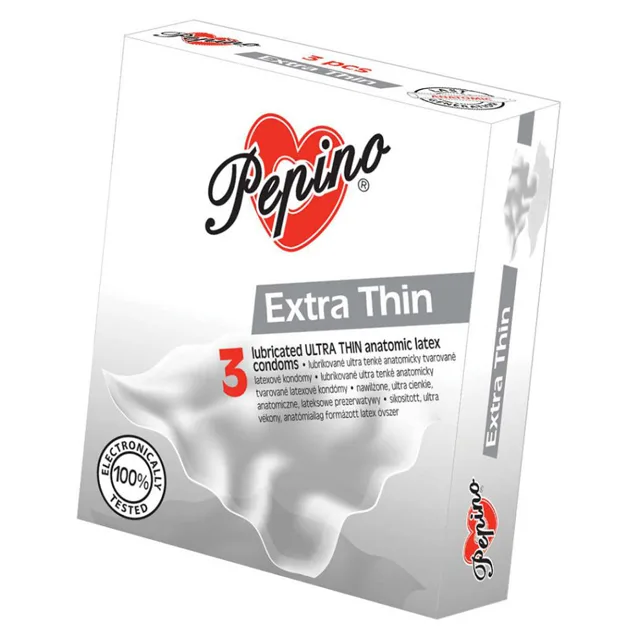 PEPINO Kondomy Extra Thin 3 kusy