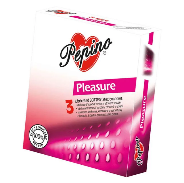PEPINO Pleasure Kondomy 3 kusy