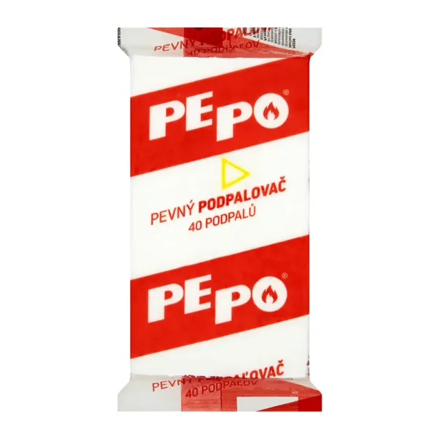 Pepo Pevný podpalovač 40 ks