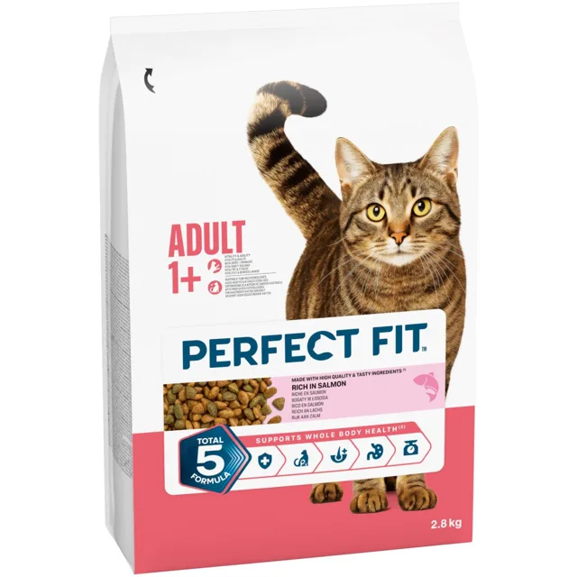 Perfect Fit Adult 1+ s lososem - 2,8 kg