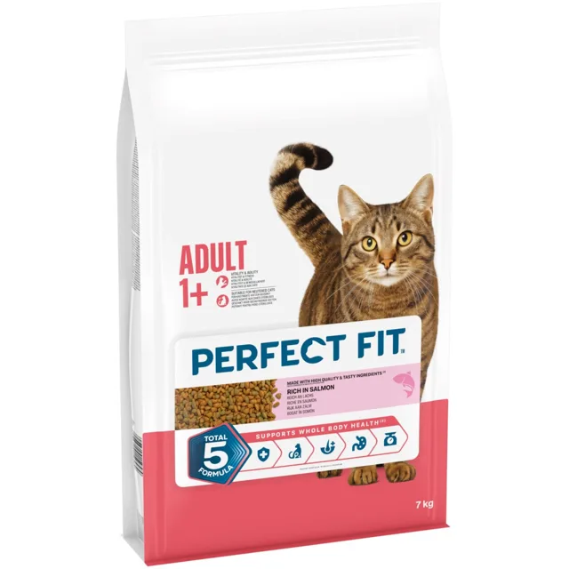 Perfect Fit Adult 1+ s lososem - 2 x 7 kg
