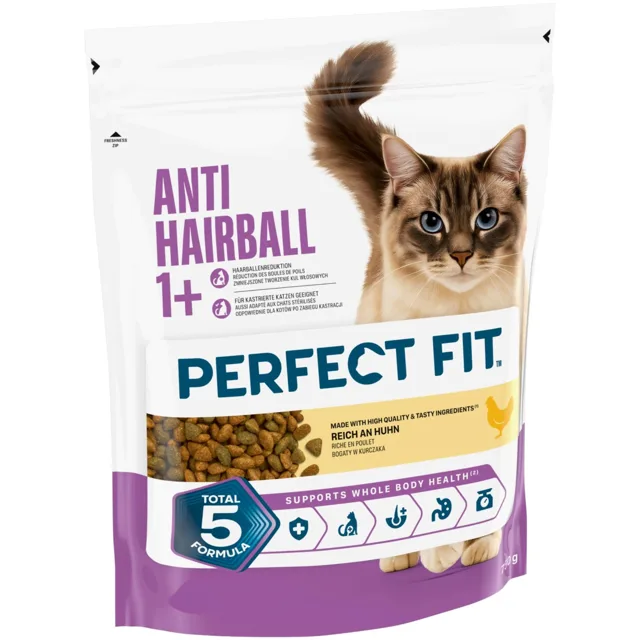 Perfect Fit Anti Hairball 1+ s kuřecím - 750 g