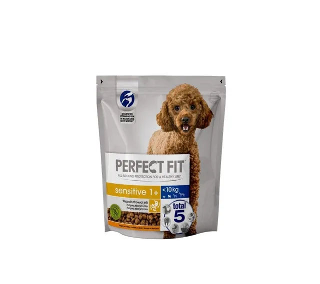 PERFECT FIT Sensitive 1+ Krůtí bohaté 825 g - suché krmivo pro dospělé psy malých plemen