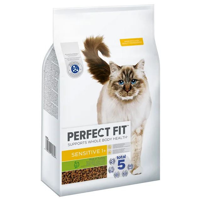 Perfect Fit Sensitive 1+ s krůtím - 2 x 1,4 kg
