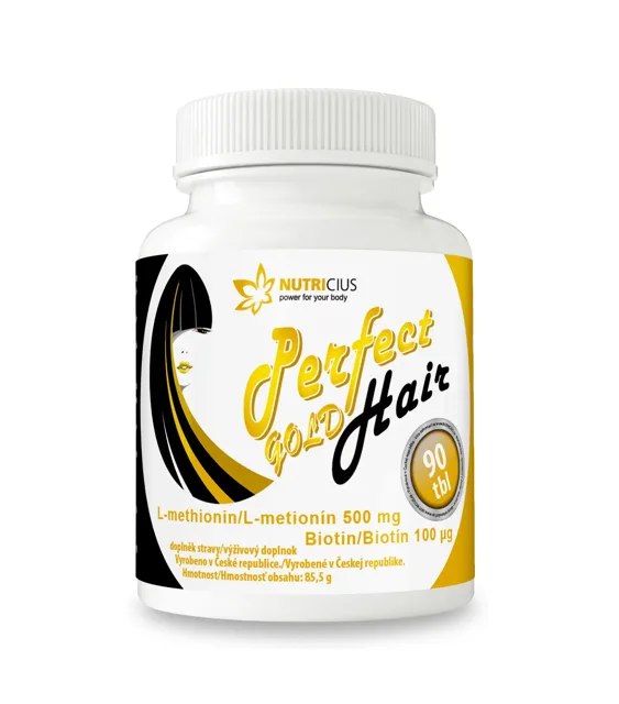 Perfect Hair gold methion.500 mg biotin100ug 90 tablet