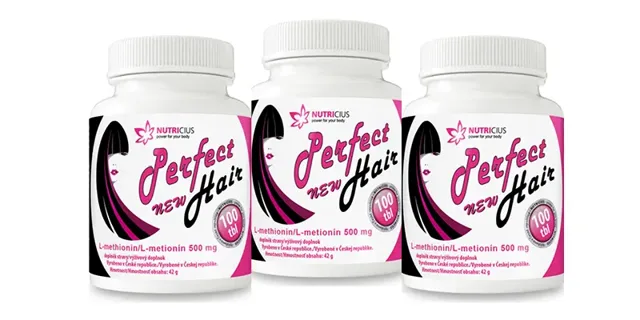 Perfect HAIR new - methionin 500mg 3 x 100 tablet