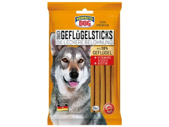 Perfecto Dog tyčinky pro psy drůbeží 15 ks