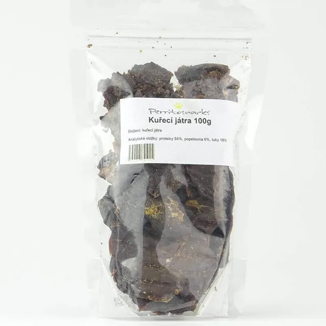 Perrito kuřecí játra pro psy | 100g
