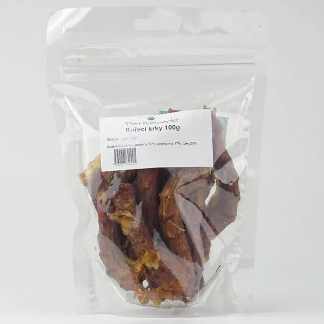 Perrito kuřecí krky pro psy | 100g