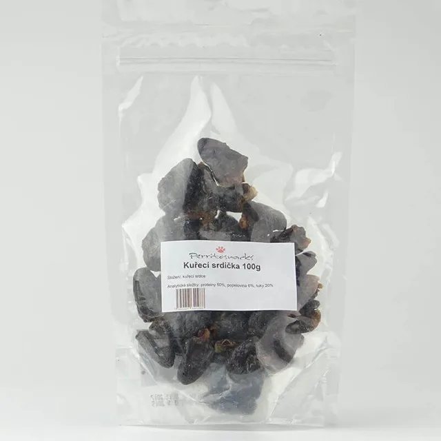 Perrito kuřecí srdíčka pro psy | 100g
