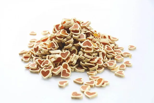 Perrito srdíčka pro psy z kuřecího masa s rybou | 100g