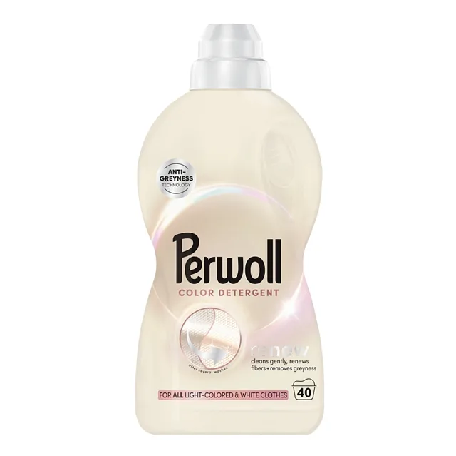 PERWOLL Prací gel Light Colors 40 praní 2 l