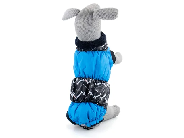 Pes-tex Alexa zimní bunda pro psa Barva: Modrá, Délka zad (cm): 28 - 35, Obvod hrudníku: 23 - 39 cm