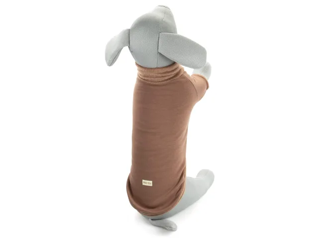 Pes-tex Edy elastický rolák pro psa Barva: Hnědá, Délka zad (cm): 45, Obvod hrudníku: 50 - 58 cm
