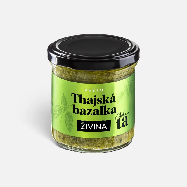 Pesto Thajská Bazalka 140 g  na nudle, do salátů i na pečivo