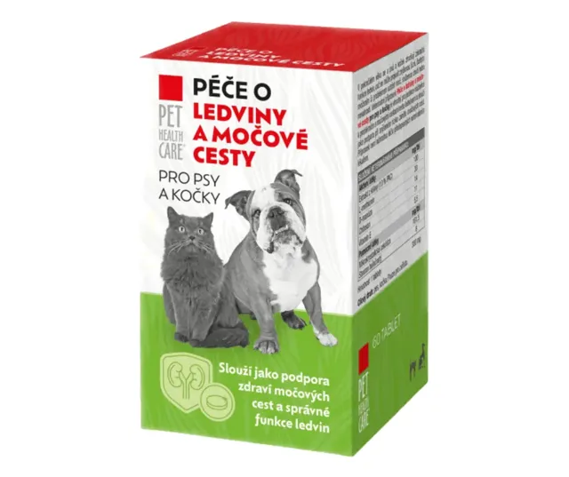 PET HEALTH CARE Péče o ledviny a močové cesty pro psy a kočky 60 tablet
