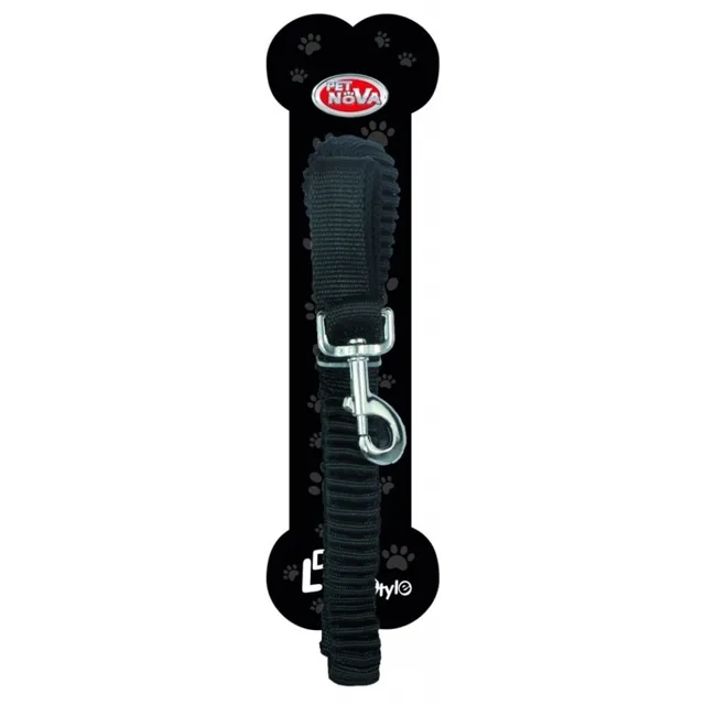 PET NOVA BUNGEE Vodítko  120-180cm/2.5 cm černé