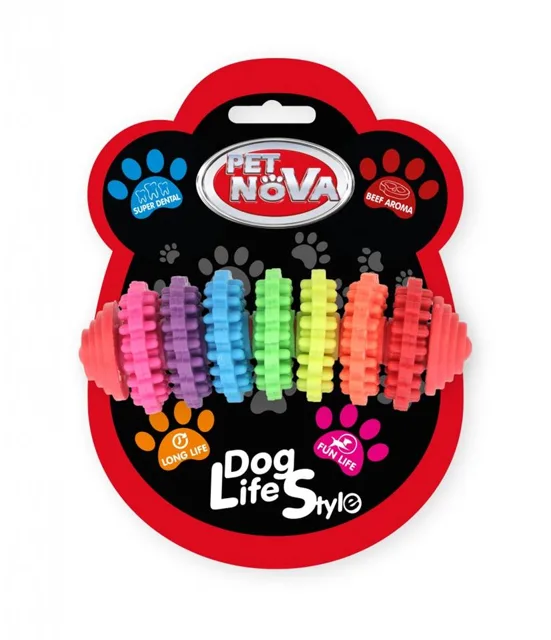 PET NOVA DOG LIFE STYLE dentální hračka 13cm aroma hovězího masa