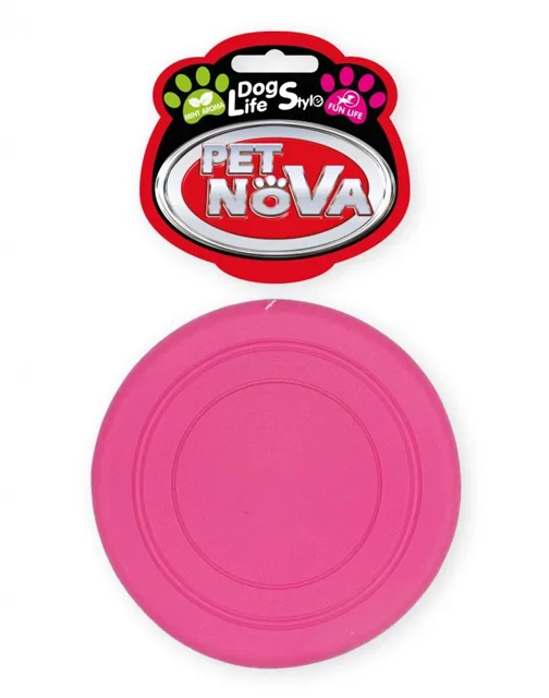PET NOVA DOG LIFE STYLE Frisbee 18cm růžová, mátová vůně