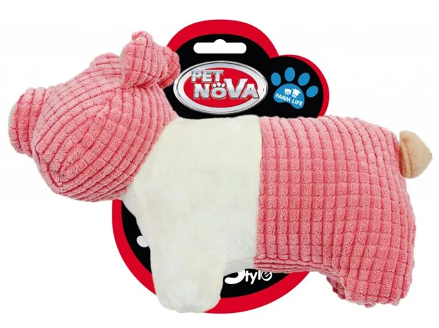 PET NOVA DOG LIFE STYLE Plyšové prase pro psy 22cm