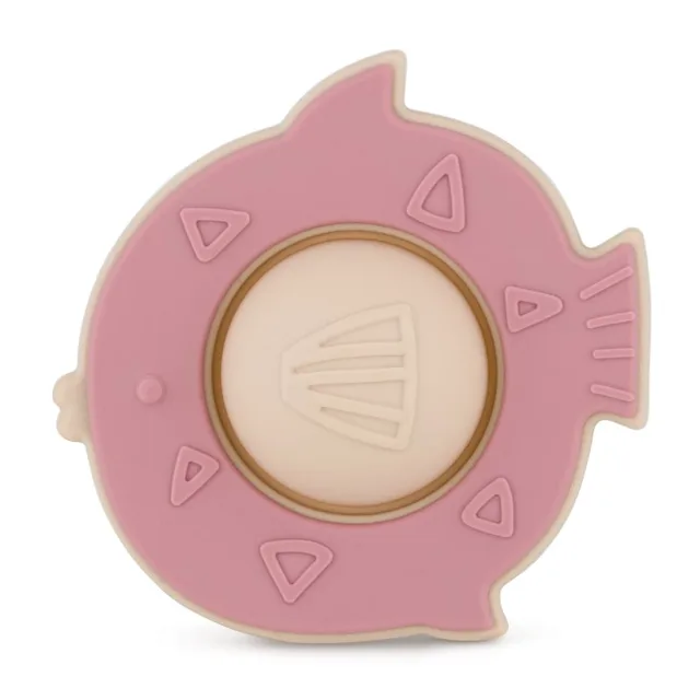 Petite&Mars Fish Fiona 6m+ hračka Dusty Rose 1 ks