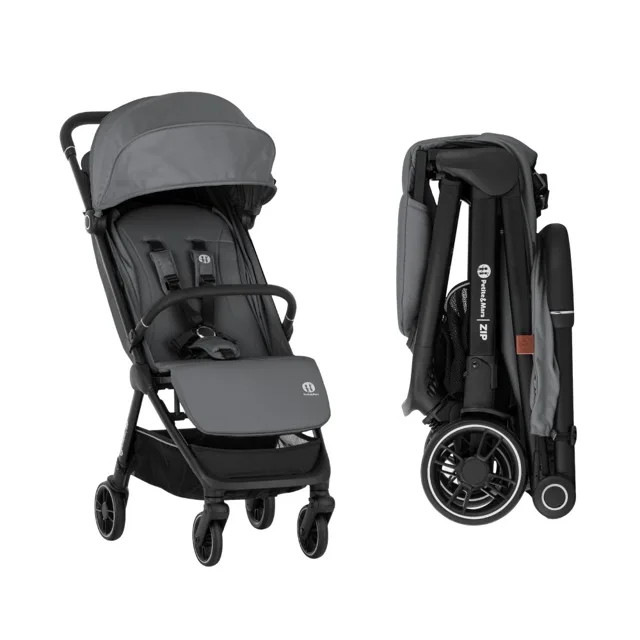 Petite&Mars Kočárek sportovní Zip Smoky Anthracite