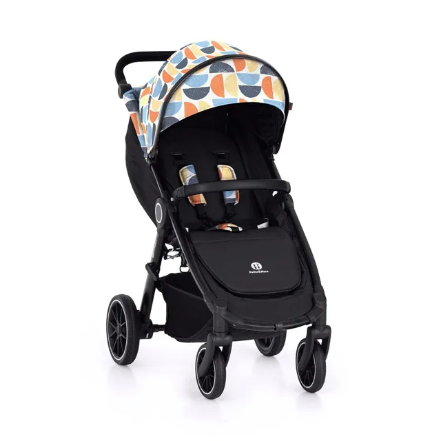 Petite&Mars Kočárek Street+ RWS Black Limited 100 Retro