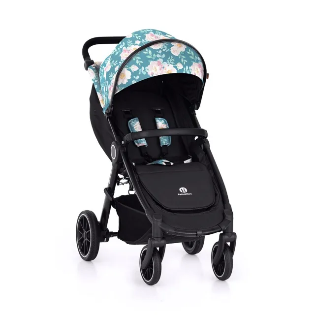 Petite&Mars Kočárek Street+ RWS Black Limited 100 Roses