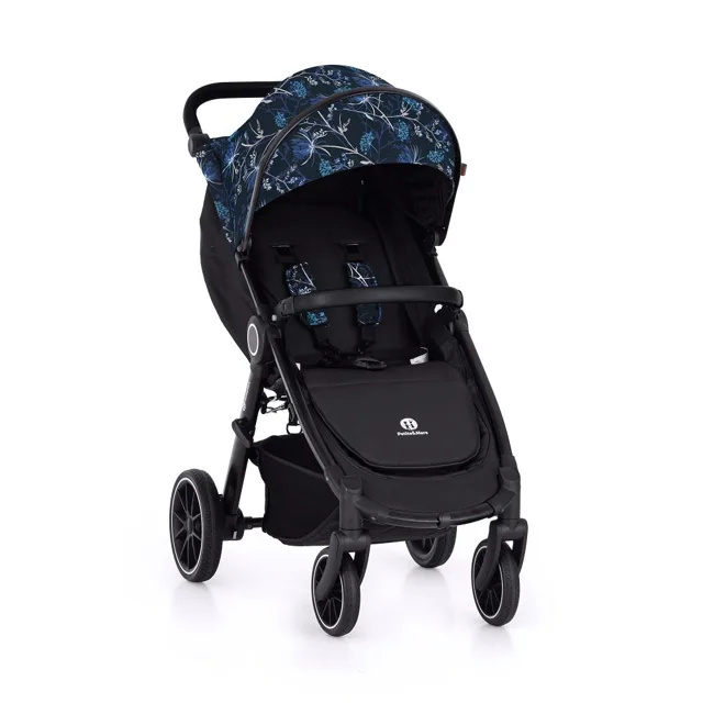 Petite&Mars Kočárek Street+ RWS Black Limited 100 Stylish Beauty