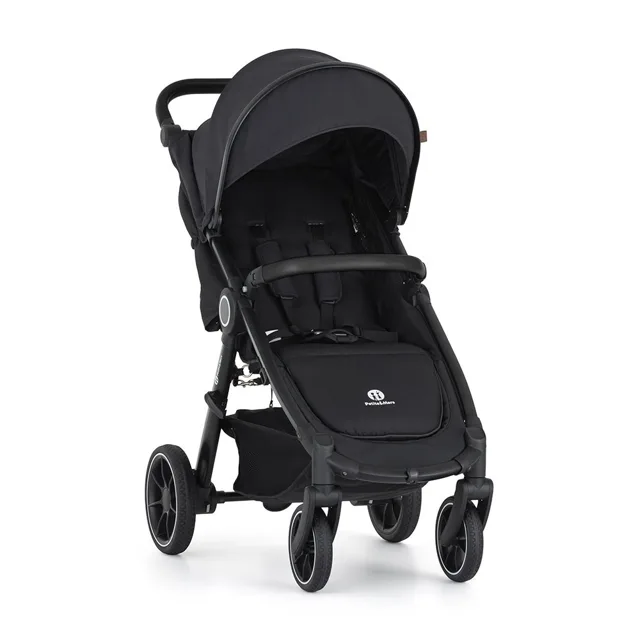 Petite&Mars Kočárek Street+ RWS Black Perfect Black