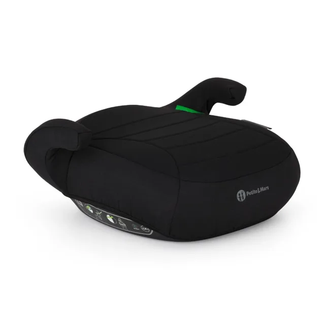 Petite&Mars Podsedák Zuno Coal Black 125 - 150 cm (22-36 kg)