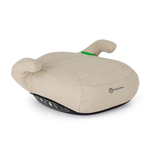Petite&Mars Podsedák Zuno Sage Beige 125 - 150 cm (22-36 kg)