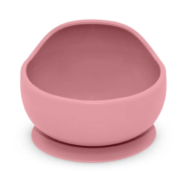 Petite&Mars Take&Match Silicone Bowl miska s přísavkou Dusty Rose 6 m+ 360 ml