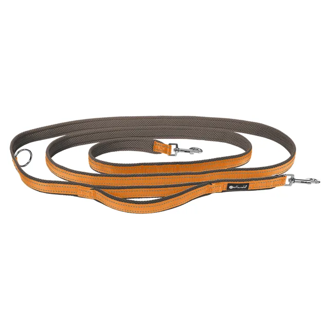 Petlando Outdoor 3 m vodítko, oranžové - velikost M: 300 cm dlouhé, 2 cm široké