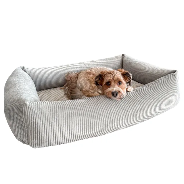 Petlando pelíšek pro psy LikeOrtho Luke, šedý - velikost L: D 85 x Š 120 x V 26 cm
