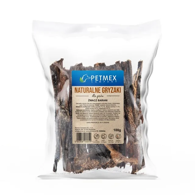 PETMEX beraní bachor 500g přírodní žvýkací pamlsky pro psy