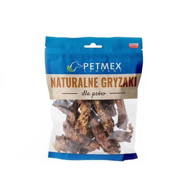 PETMEX Kuřecí krk 5x100g přírodní žvýkačka pro psy