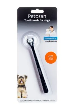 Petosan Zubní Kartáček Dvouhlavý Pro Psy Toy Dog