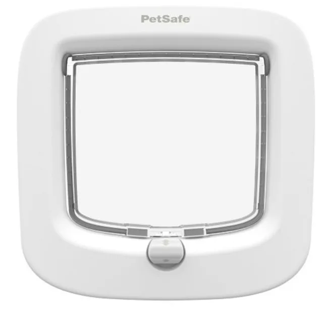 PetSafe Deluxe Manuální Dvířka Pro Kočky a Psy - Bílá