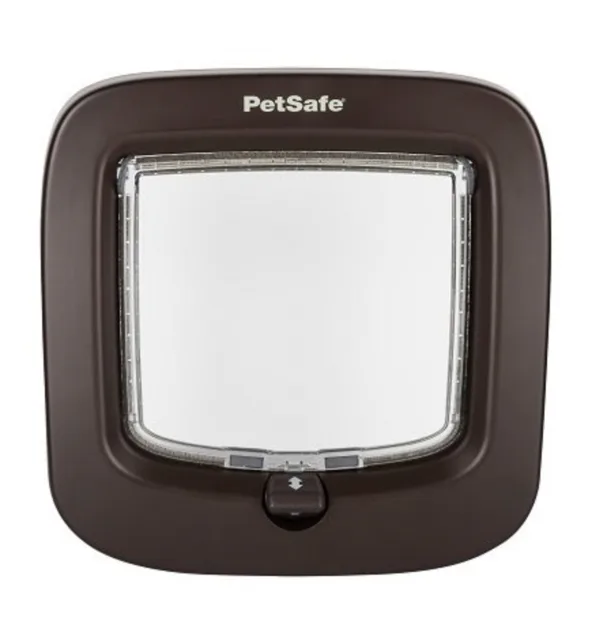 PetSafe Deluxe Manuální Dvířka Pro Kočky a Psy - Černá