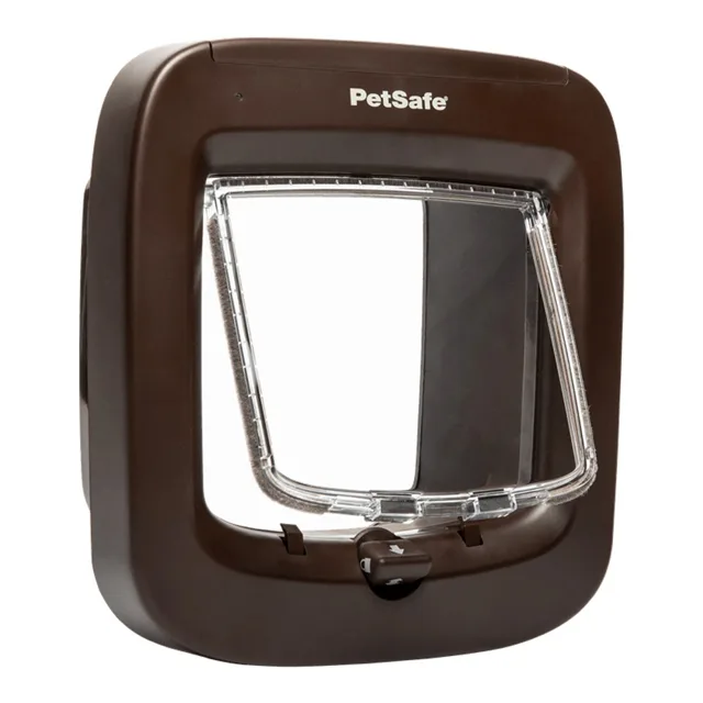PetSafe® Dvířka pro kočky na mikročip Hnědé | P58702