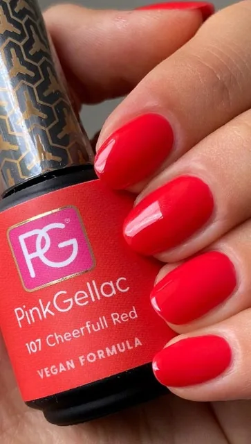 PG Pink Gellac 107 Cheerfull Red