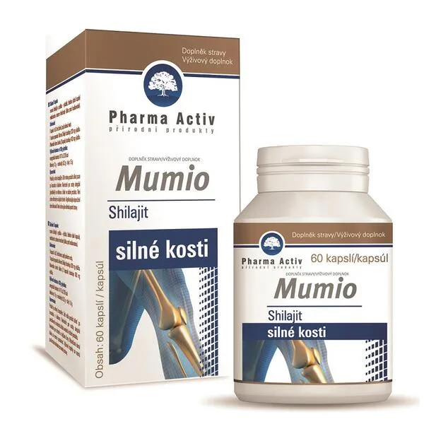 Pharma Activ Shilajit mumio – výživový doplněk, 60 kapslí